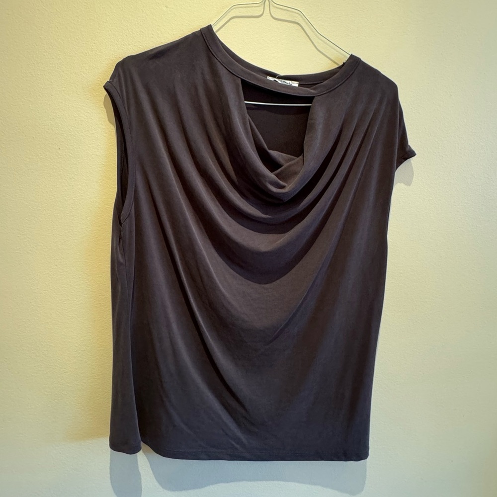 Dark Grey Blouse - StitchWürks Los Angeles - XL